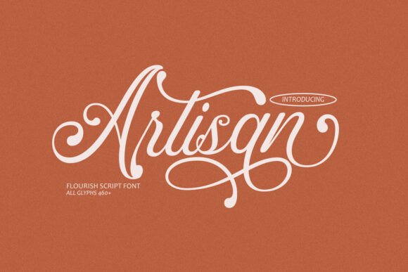 Artisan: A Flourish Script Font That Brings Craftsmanship to Brand Design