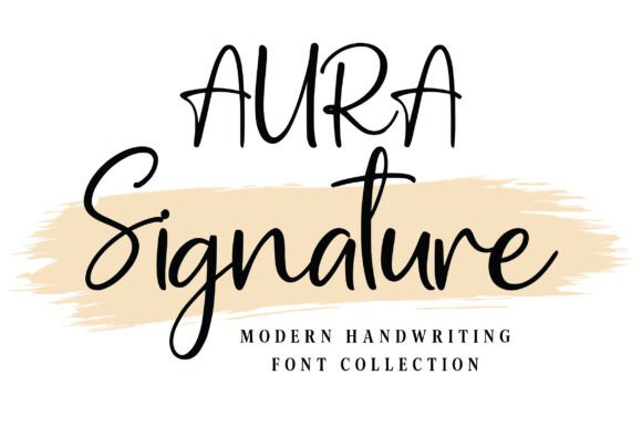 Aura Signature: A Modern Script Font for Elegant Web Design