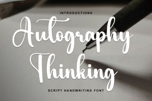 Autography Thinking: A Handwritten Font That Elevates Editorial Design