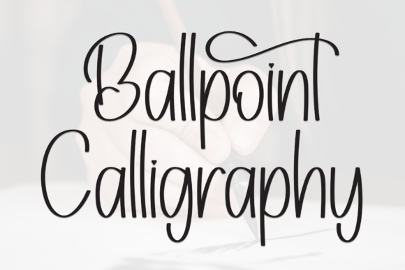 Ballpoint Calligraphy: Elevating Web Typography with Modern Script Elegance