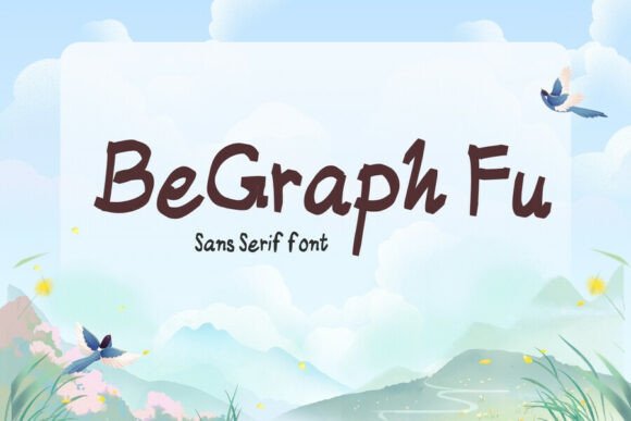 Begraph Fu: A Handwritten Font That Adds Charm to Every Craft