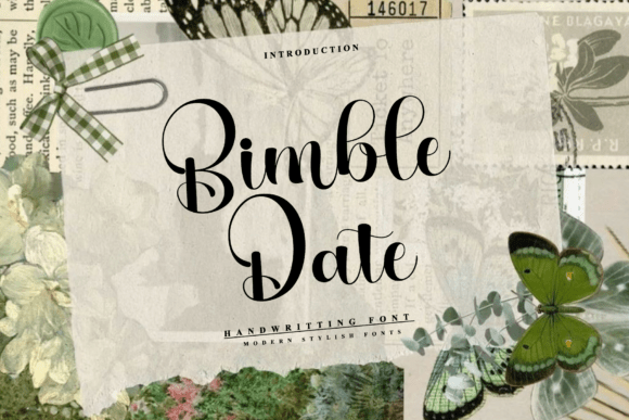 Bimble Date: A Modern Script Font for Scroll-Stopping Digital Campaigns