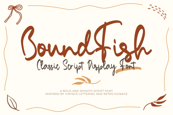 Bound Fish: A Designer’s New Favorite Handwritten Font for Modern Branding