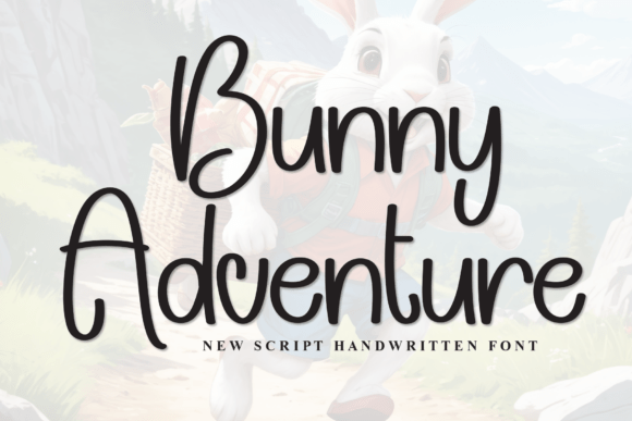 Bunny Adventure: A Joyful Script Font for Modern Web Design