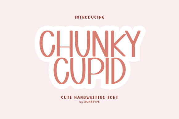 Chunky Cupid: A Handwritten Font for Warm Editorial Design