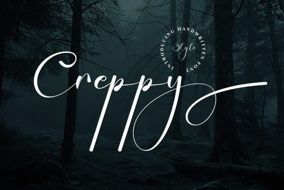 Creppy Font: Elevate Your Brand with a Dramatic Handwritten Script