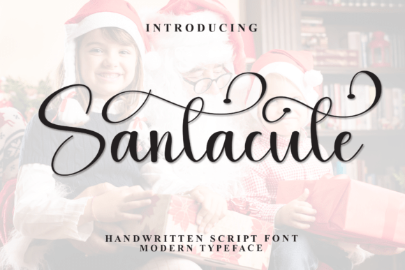 Elegant Branding with the Santacute Script Font
