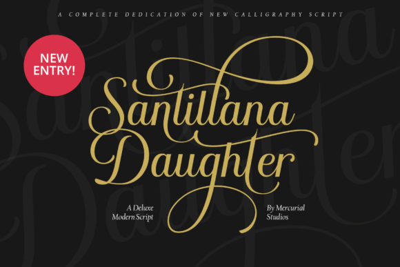 Elevate Your Craft with Santillana Daughter Script Font