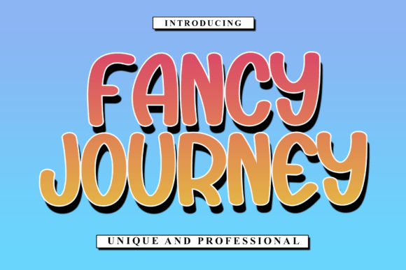 Fancy Journey: A Script Amp Font for Elegant Editorial Design