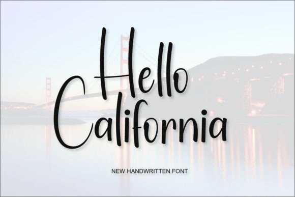 Hello California: A Handwritten Font That Elevates Small Business Branding