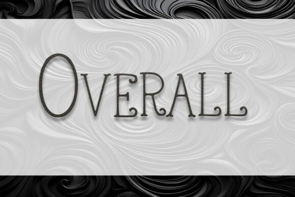 How the Overall Font Transformed My Editorial Design Workflow