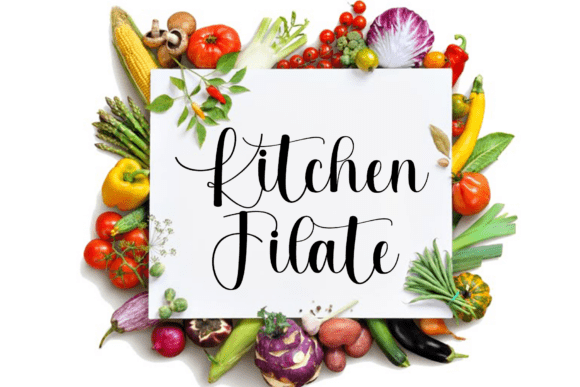 Kitchen Filate: A Graceful Script Font for Modern Branding