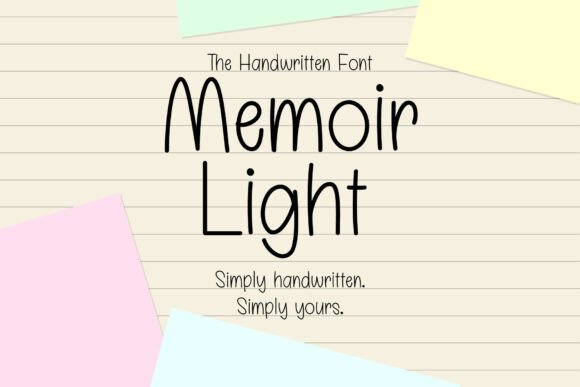Memoir Light: A Delicate Script Font for Modern Web Design