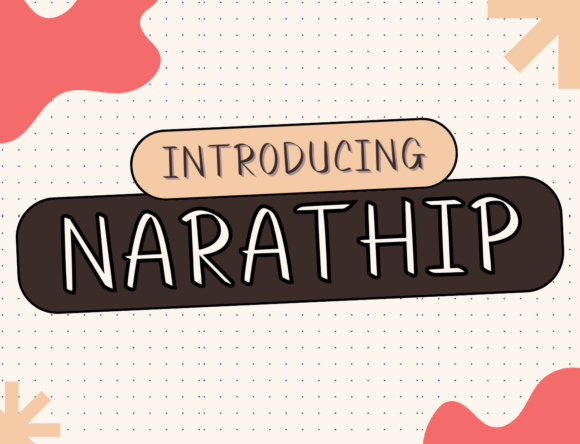 Narathip: A Sweet Serif Font for Web Designers and Digital Makers