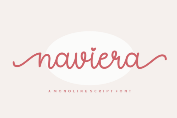 Naviera: A Sweet Script Font for Soft, Approachable Branding