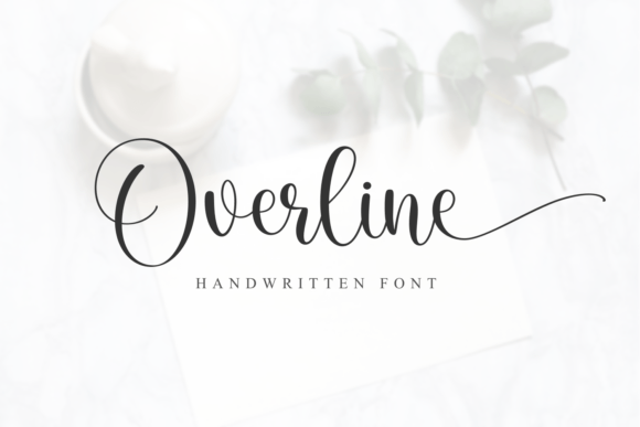 Overline: A Script Font That Elevates Digital Campaign Typography