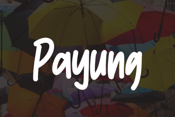Payung: A Modern Typeface for Elegant Editorial Design