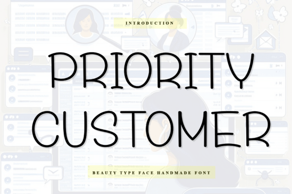 Priority Customer: A Modern Script Font for Elegant Web Design