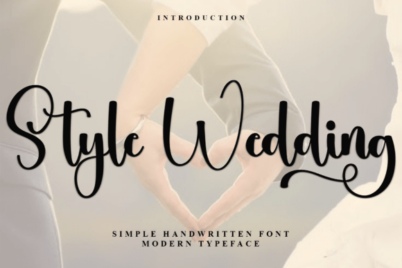 Style Wedding: A Festive Typeface for Enchanting Editorial Design