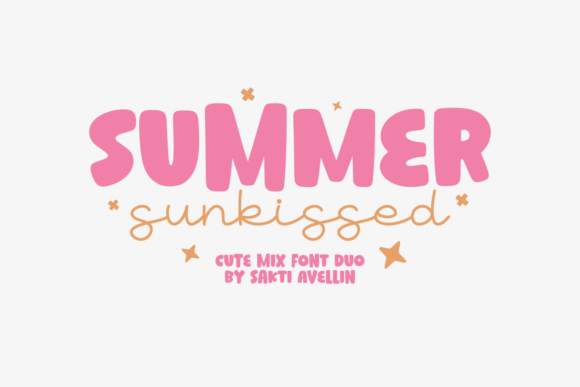 Summer Sunkissed: A Playful Display Font for Modern Web Design
