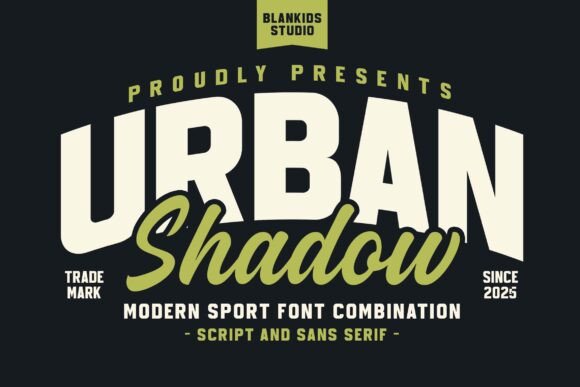 Urban Shadow: A Modern Sans Serif Font That Elevates Small Business Branding