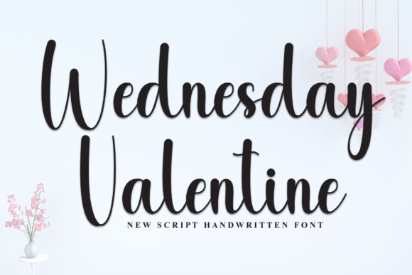 Wednesday Valentine: A Stylish Script Font for Elegant Editorial Design